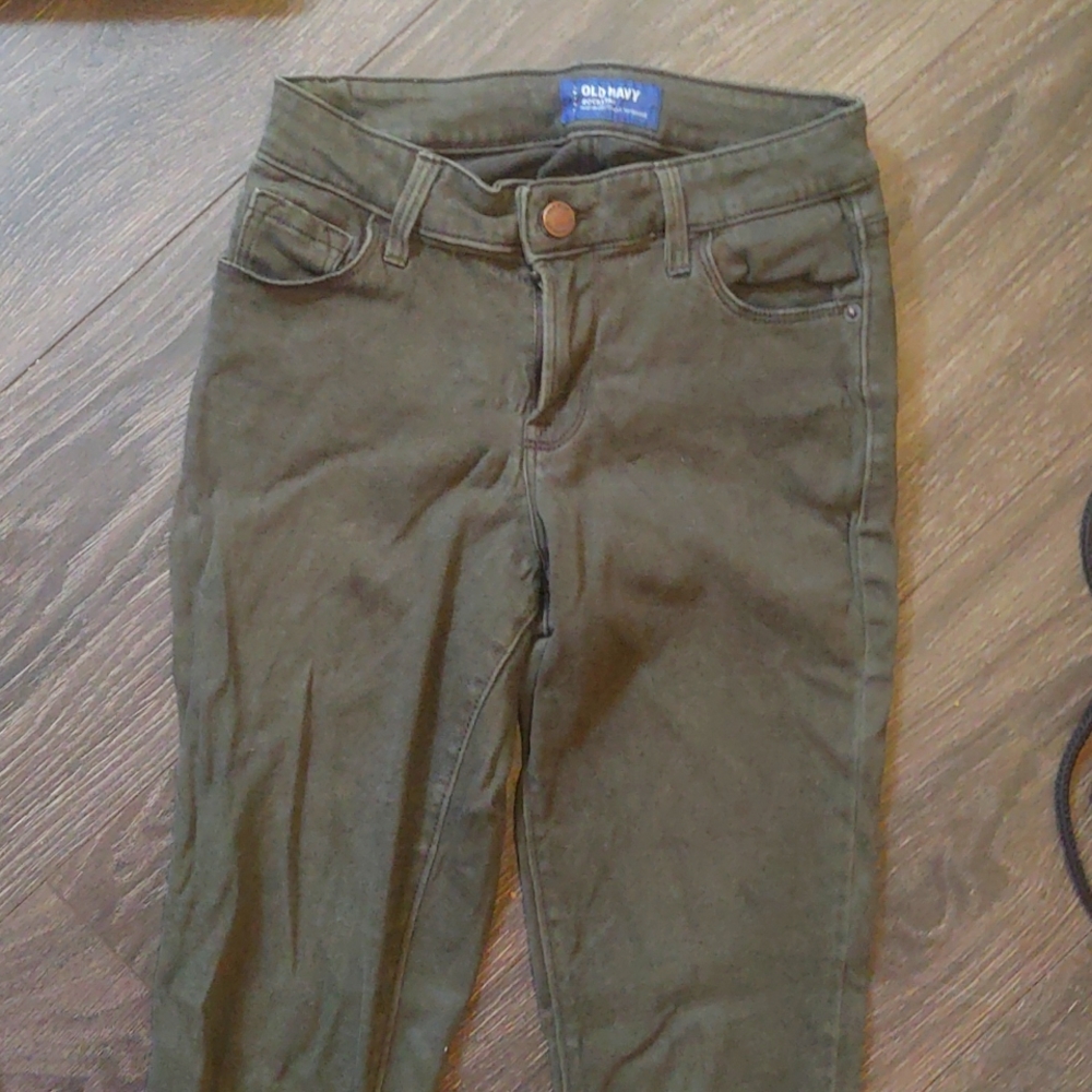 Dark green Old Navy jeans size 0